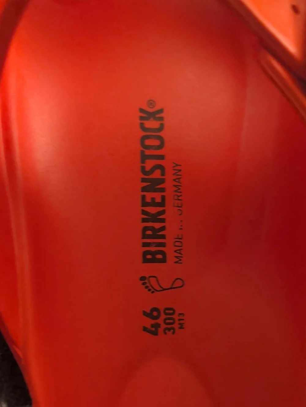 Birkenstock Arizona Red Two-Strap EVA Slide Sandal